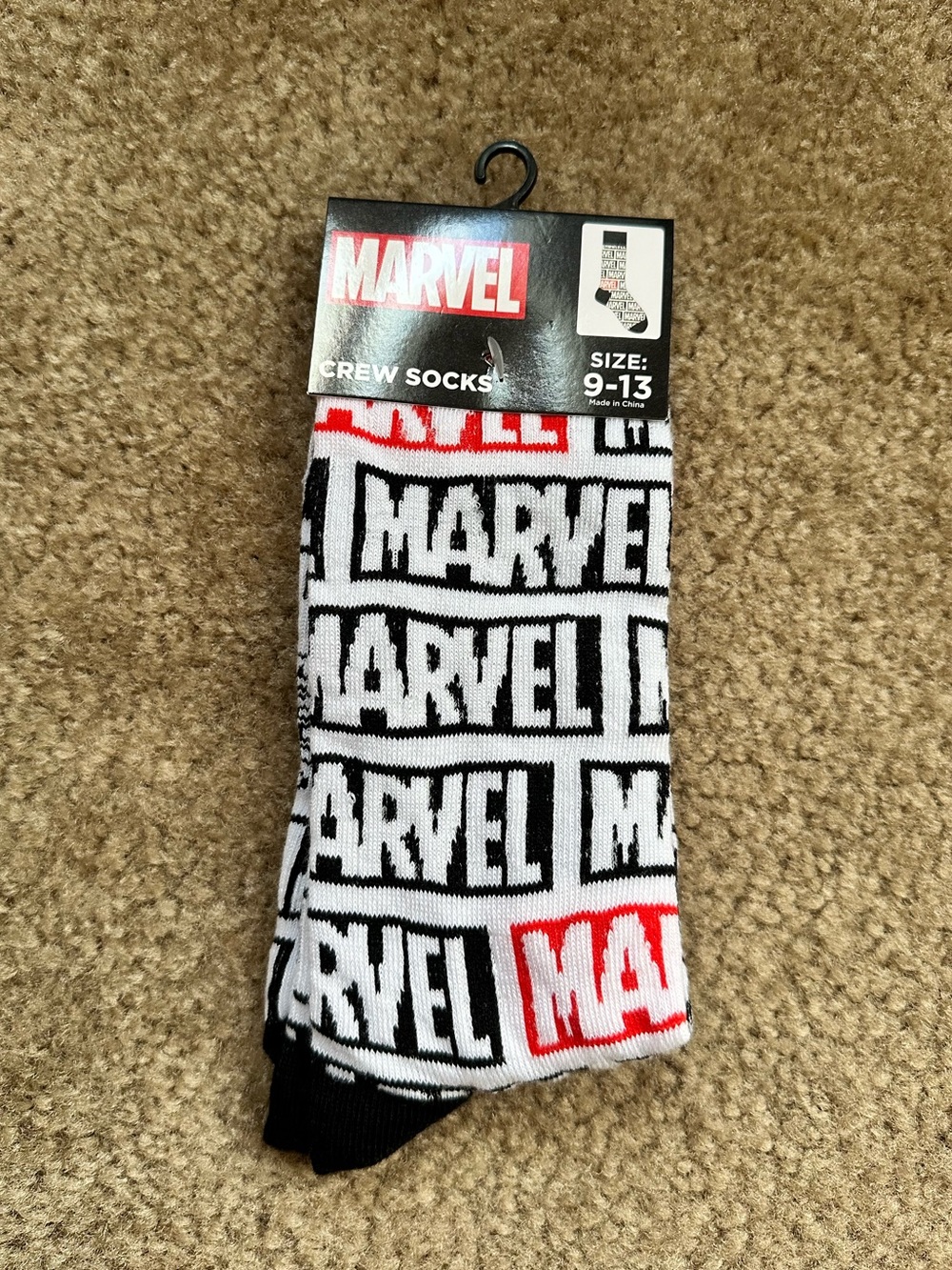 Men’s Marvel Crew Socks